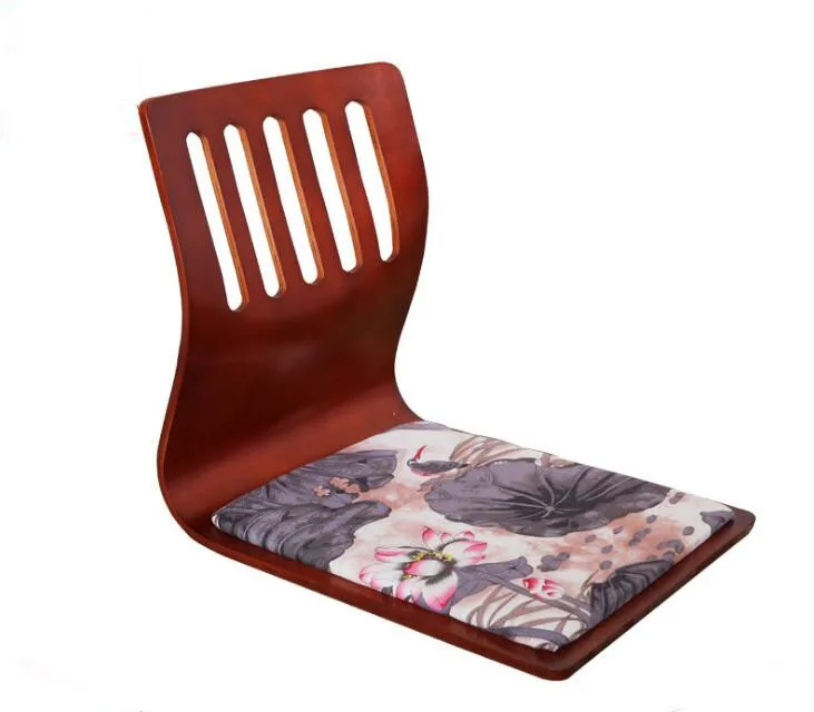 (4 шт./лот) Kotatsu Zaisu Стул из красного дерева отделка напольная Мебель азиатская