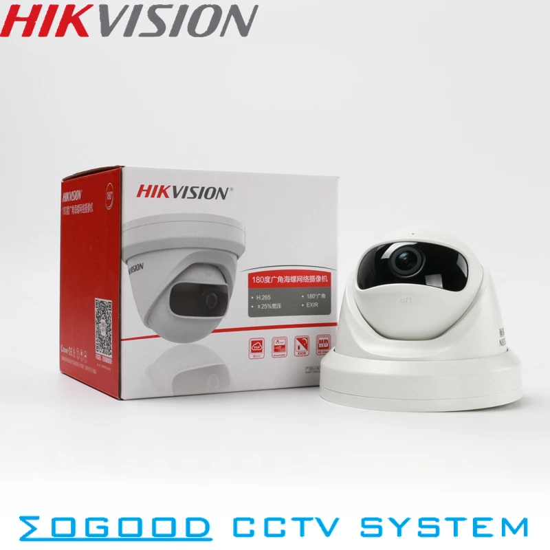 Hikvision DS-2CD3345FDP1-IS-IWS широкоугольная 4MP IP купольная камера Встроенный микрофон Hik-подключение приложение удаленный ONVIF IR DC12V WiFi