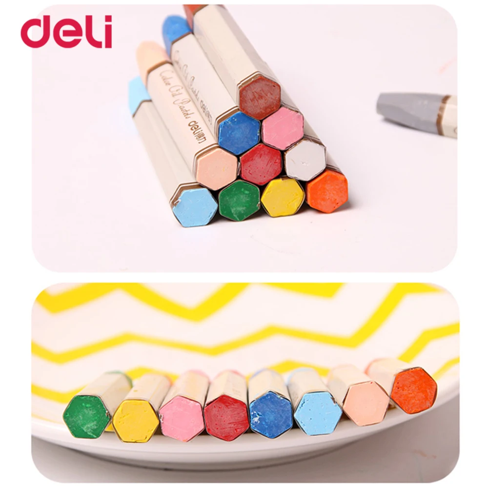 non-toxic 12/18/24/36 colors pastel chalk wax crayons drawing painting school art supplies with sharpener WJ-B G64 |