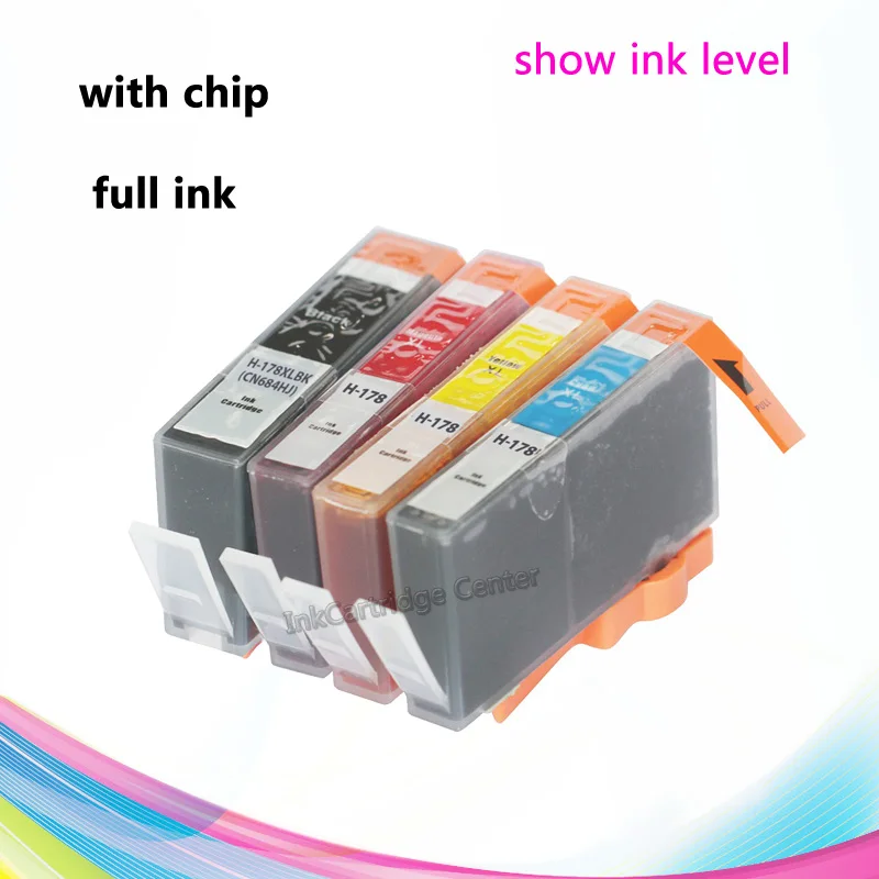 CISSPLAZA для 178XL совместимый чернильный картридж HP 178 Deskjet 3070A 3520 Officejet 4620 Photosmart 5510 5520