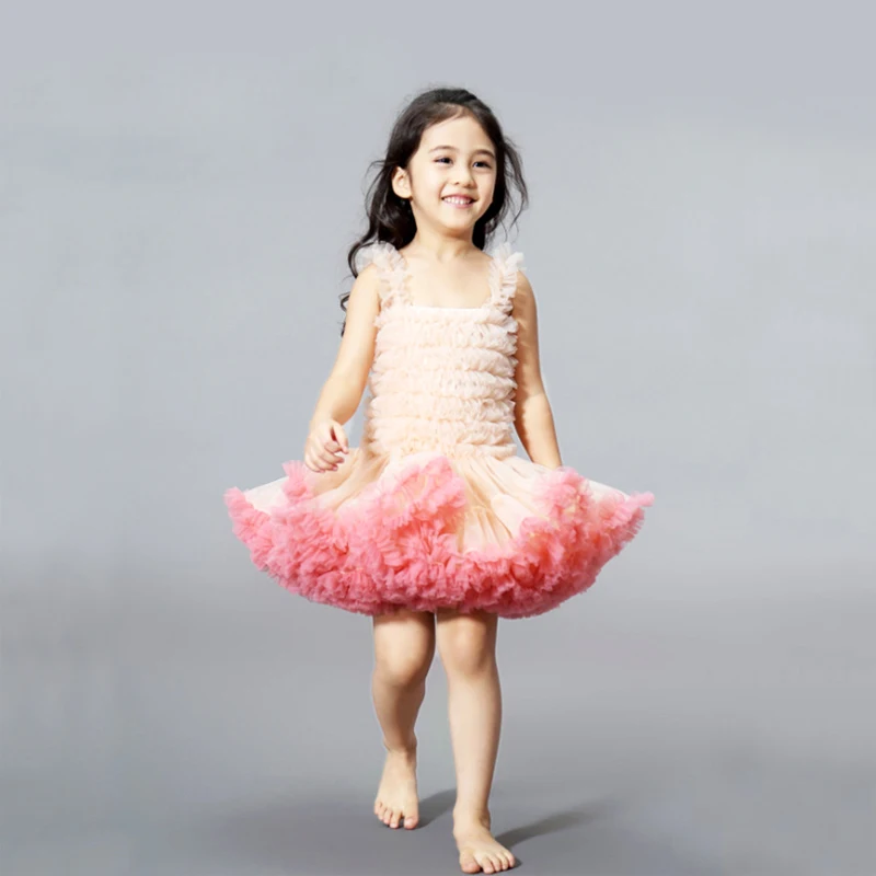 2019 пышная мягкая Тюлевая юбка-пачка для девочек юбка принцессы балета и