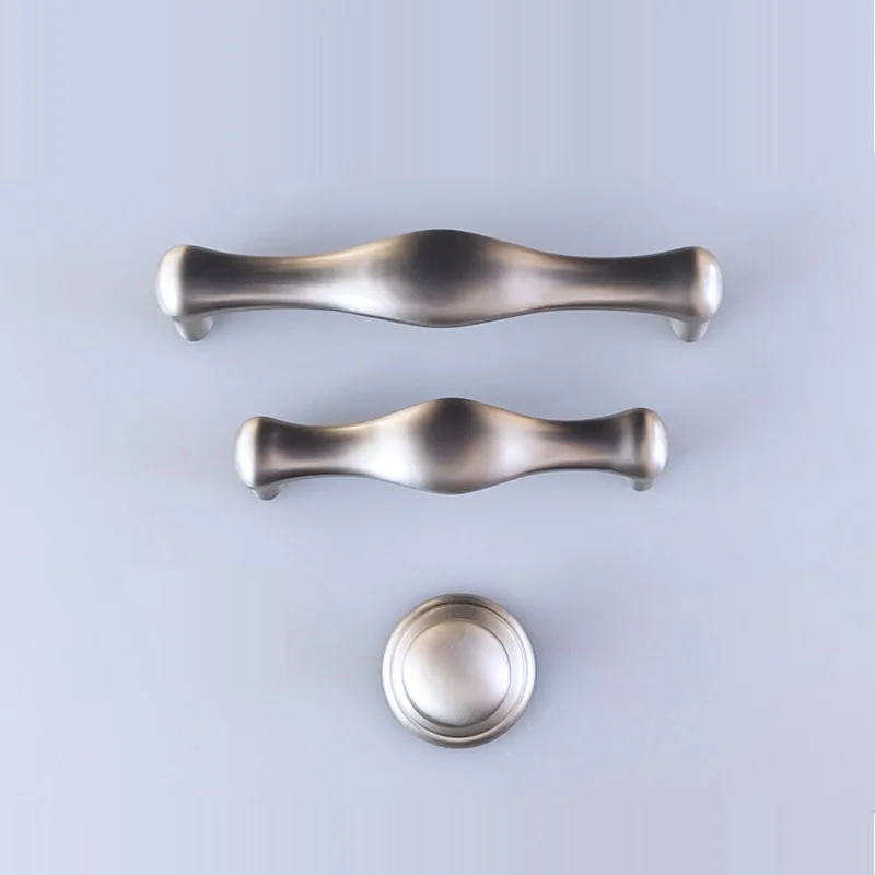 AOBT цинковый сплав серебристые дуги ручки для шкафа ящика кухонный шкаф двери