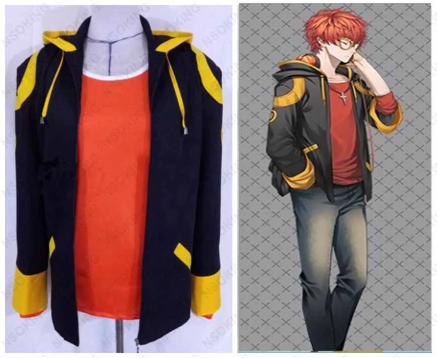 

Хит продаж 707, косплей-костюм Mystic Messenger для взрослых, костюмы на Хэллоуин, изготовленные на заказ