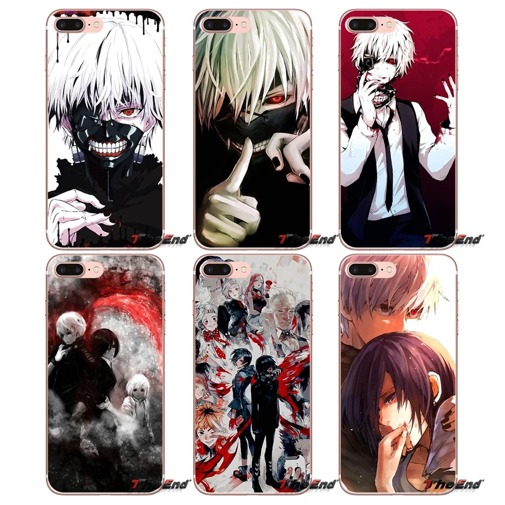 Чехол для Samsung Galaxy J1 J2 J3 J5 J7 A3 A5 A7 2015 2016 2017 J530 J730 Fundas Coque tokyo ghoul kirishima touka Kaneki