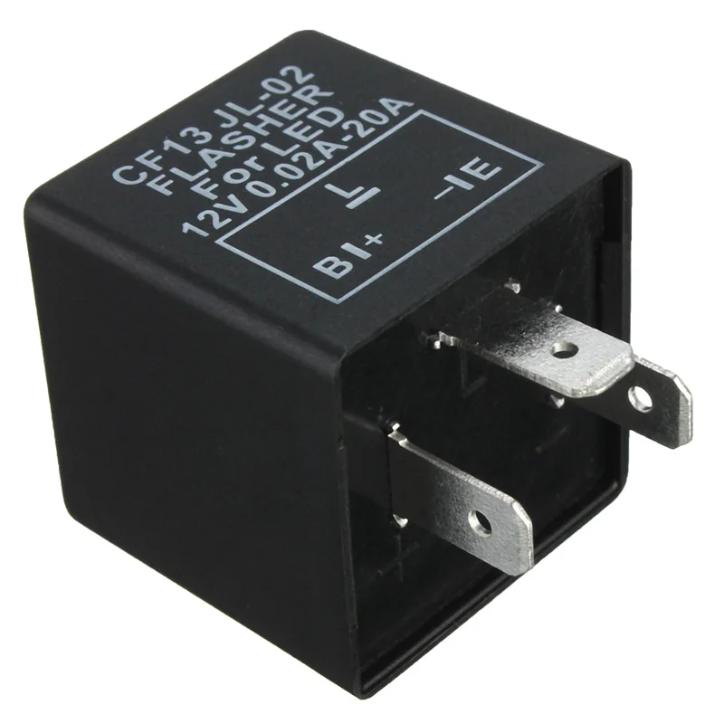 Motorcycle Relay Module 3 Pin Electronic Flasher CF13 Fix LED Turn Signal Light Error FAST New Arrival Universial Hot | Автомобили и