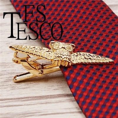 Ftesco Сова Зажимы для галстука горячая распродажа винтажный дизайн французский
