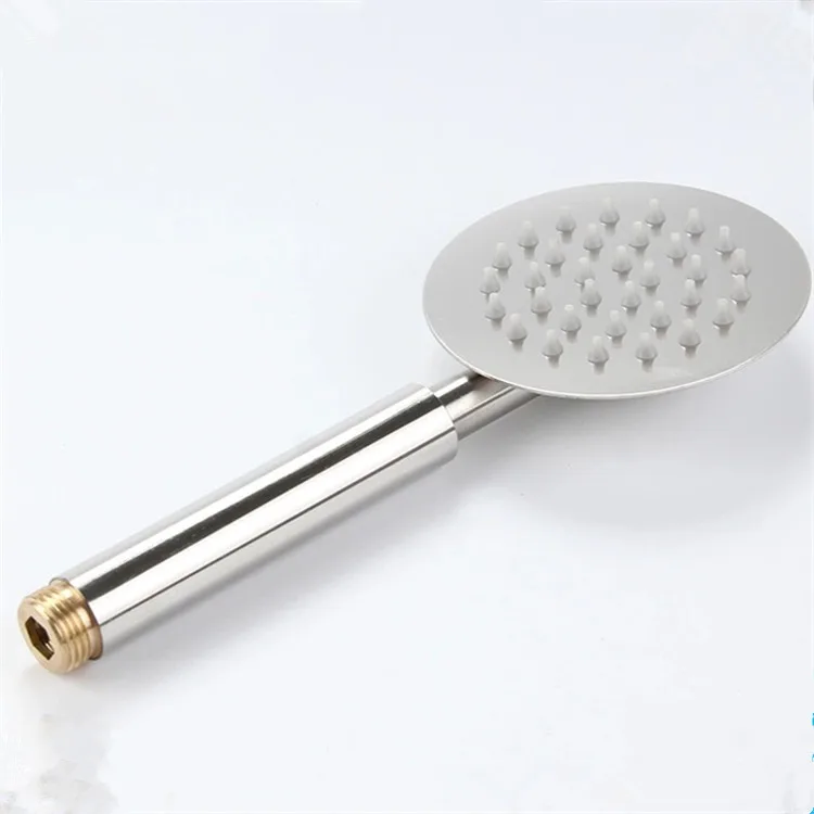 Бесплатная доставка Модный ручной душ из нержавеющей стали с полированной