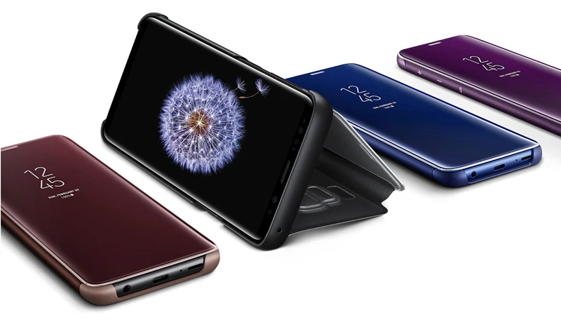 Вертикальный зеркальный защитный чехол Samsung для телефона GALAXY S9 + Plus G9650 G9600 тонкий