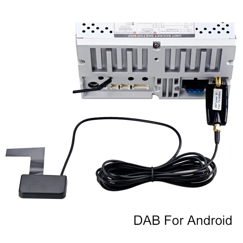Автомобильный DVD DAB/DAB+ usb донгл тюнер/коробка USB цифровой Аудио вещательный приемник включает антенну работает для Европы