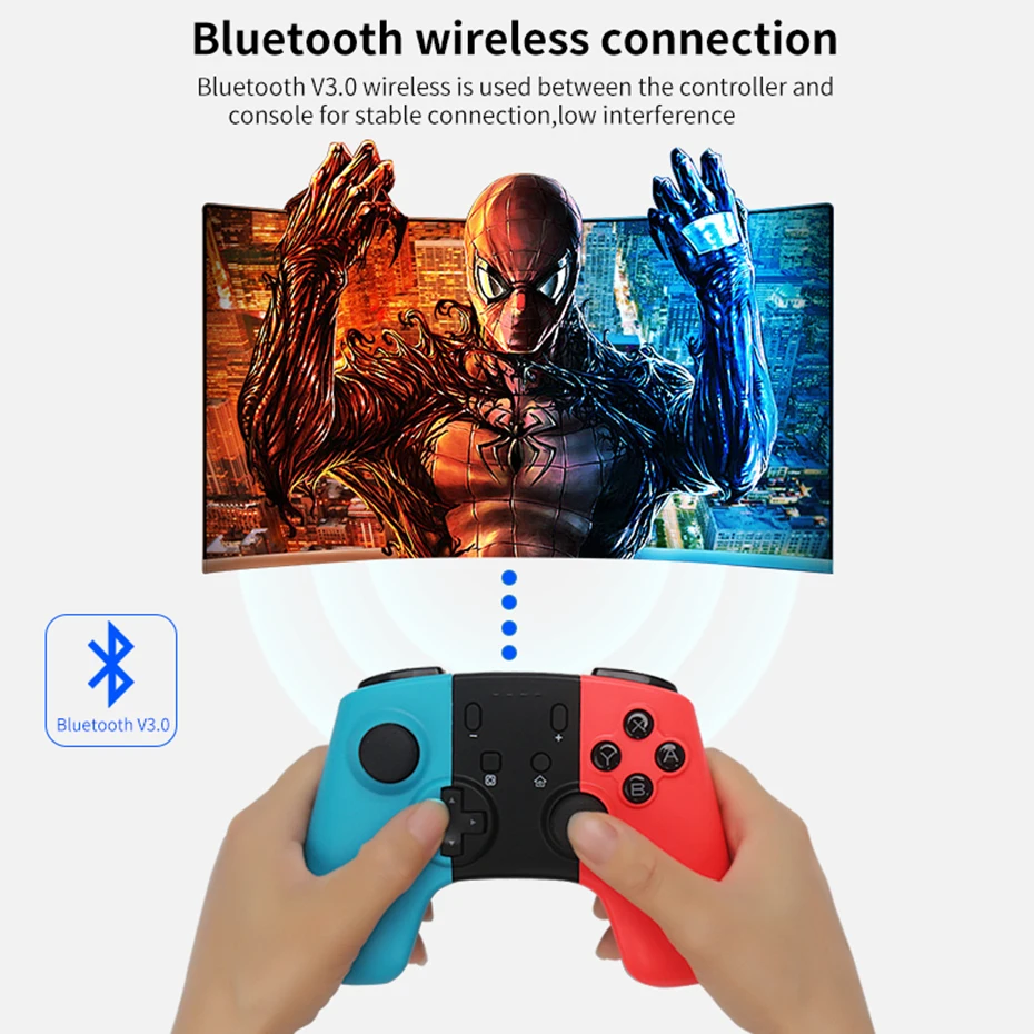 Беспроводной контроллер переключателя Bluetooth для главного ПК 360 модель с двумя