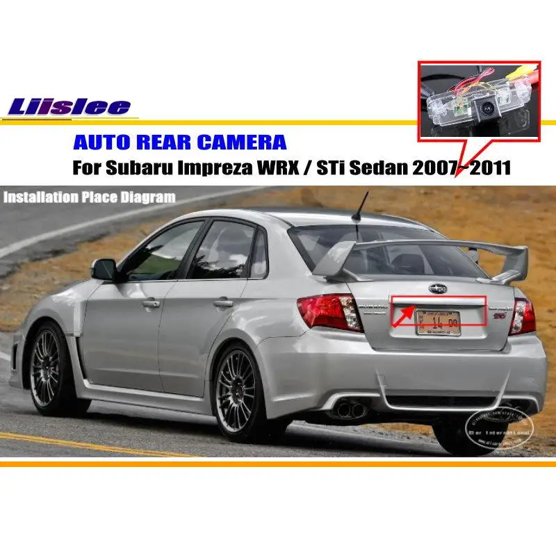 Камера заднего вида для Subaru Impreza WRX STi Sedan 2007 2008 2009 2010 2011 Автомобильные аксессуары