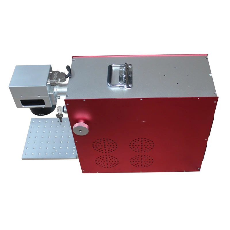 Бесплатная доставка 20 Вт волоконная лазерная маркировочная машина портативная