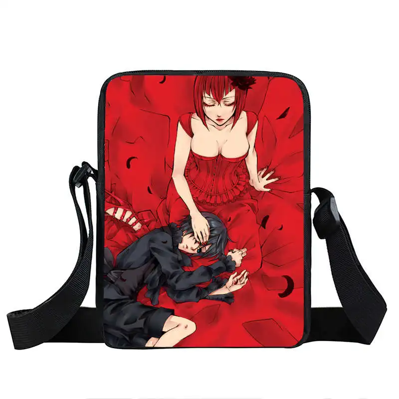 xkb hzs11 Аниме Черный дворецкий мини сумка для подростков Kuroshitsuji Ciel Sebastian Черный Дворецкий девочек сумки через плечо Детская сумка на плечо - Цвет: xkb hzs11