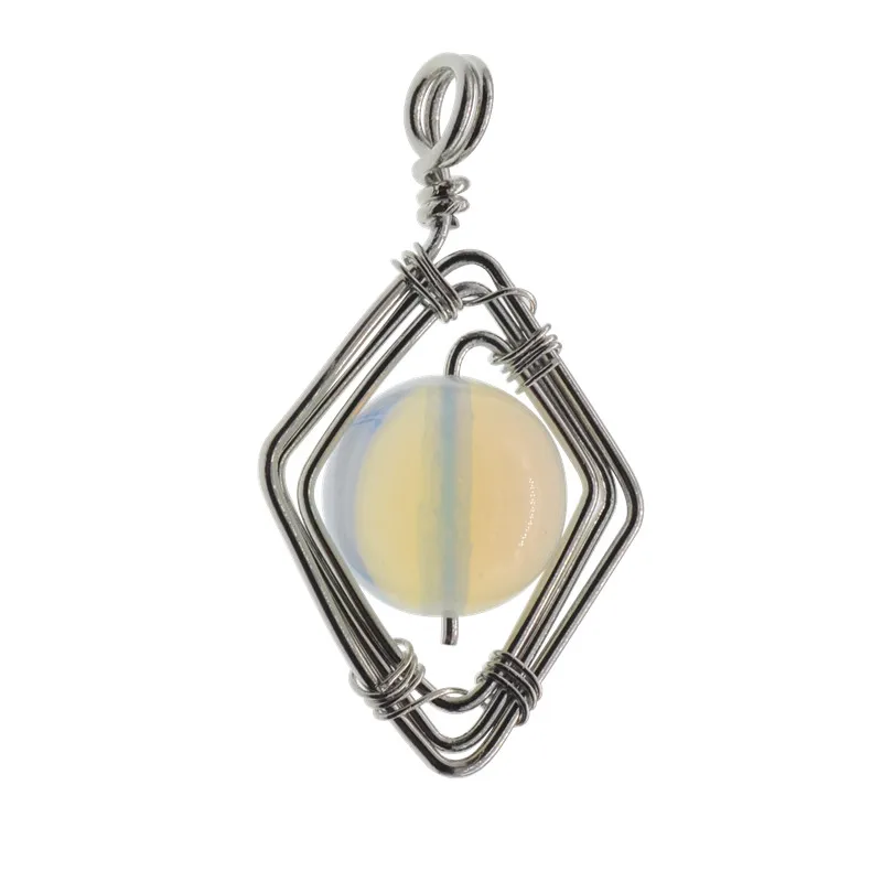 High Quality Wholesale 5pcs\lot Gem stone Pendant Stone Beads for Charms Necklace Bracelet DIY fashion Jewelry | Украшения и