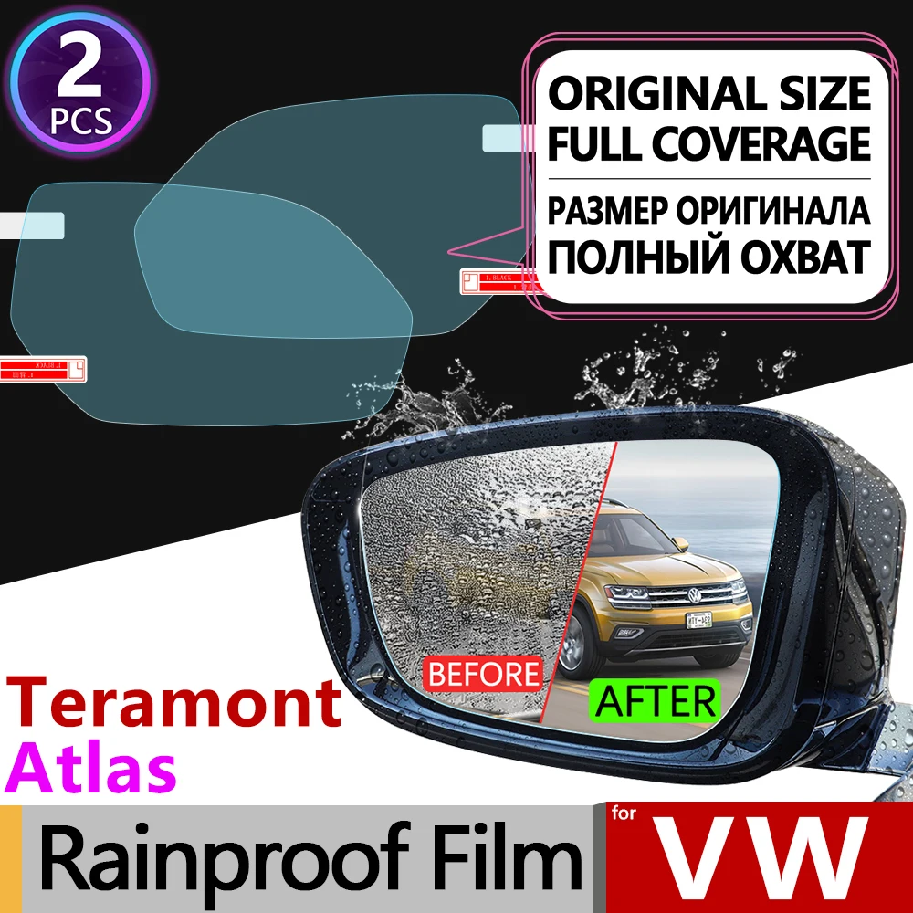 Для Volkswagen VW Teramont Atlas 2017 2018 полное покрытие противотуманная пленка для зеркала