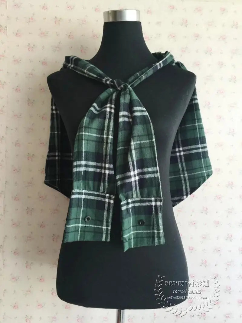 Женская мини-юбка модная клетчатая Повседневная с узлом 2016 | одежда