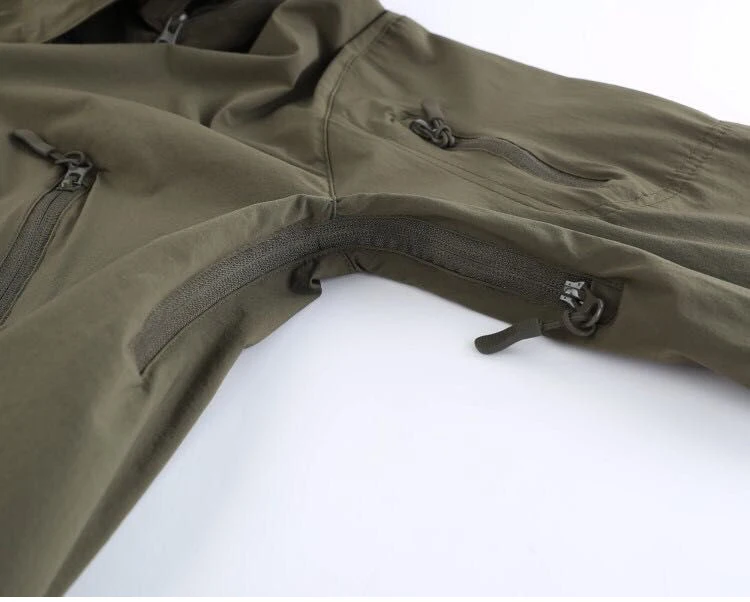 Refire gear легкая тактическая куртка для мужчин, водонепроницаемая, с карманами, военные куртки, армейская одежда, дышащая, Bylon ветровка