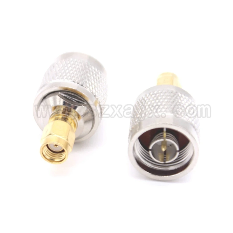 

Wholesale 50pcs JX connector RF coaxial coax N to SMA connector N male to RP-SMA male RF Coaxial Cable Adapter free shipping