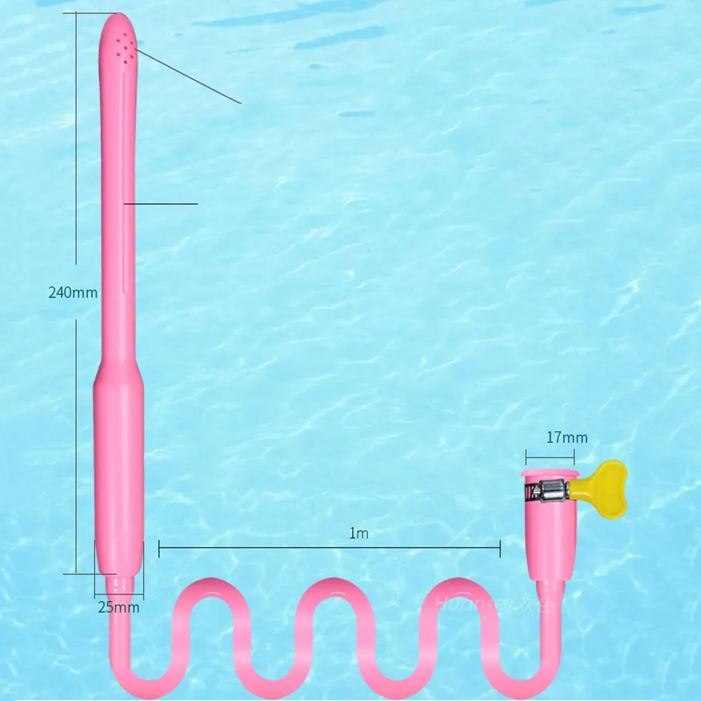 Новый розовый инструмент для уборки HISMITH мощный Вагинальный Анальный очиститель