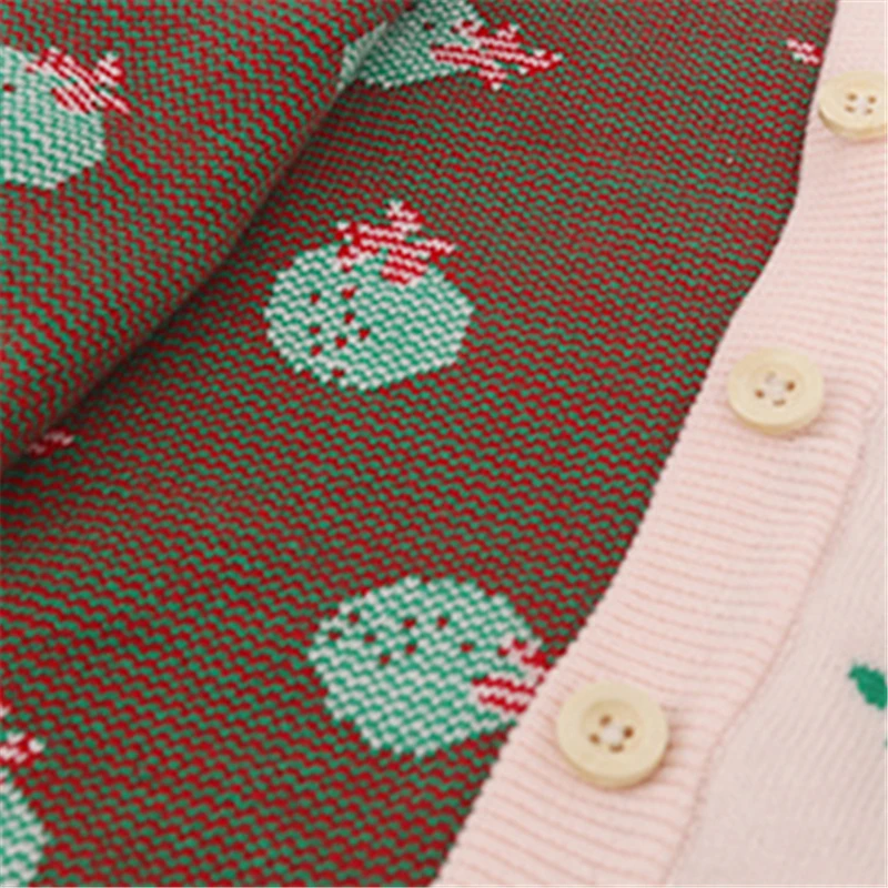 Осенне-зимний Кардиган для девочек Новинка Розовая вязаная куртка принцессы