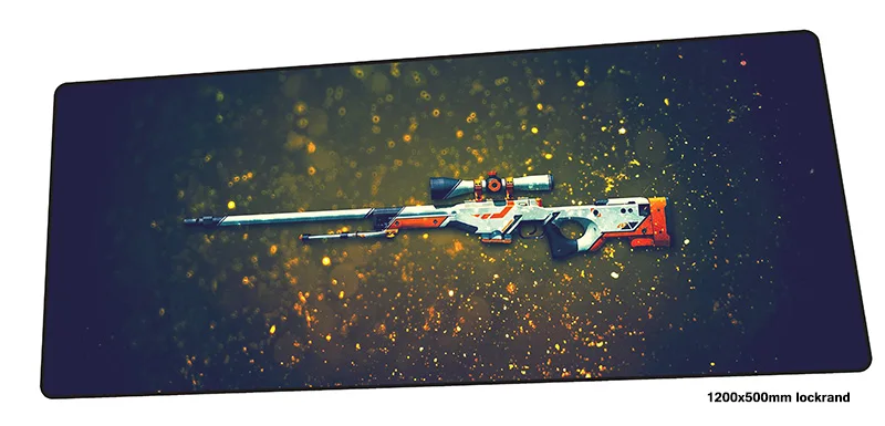 Cs go коврик для мыши 1200x500 мм большой игровой геймер аниме большие