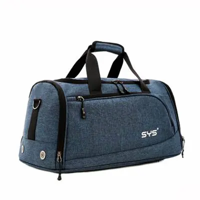 Спортивная мужская сумка для спортзала, баскетбола, футбола, сумки для хранения, мужская спортивная сумка с Compart, Мужская t для обуви, уличная дорожная тренировочная сумка - Цвет: Blue