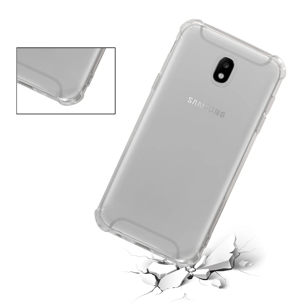 Высокое качество Прозрачный усиленный анти-падения Мягкий силиконовый чехол для