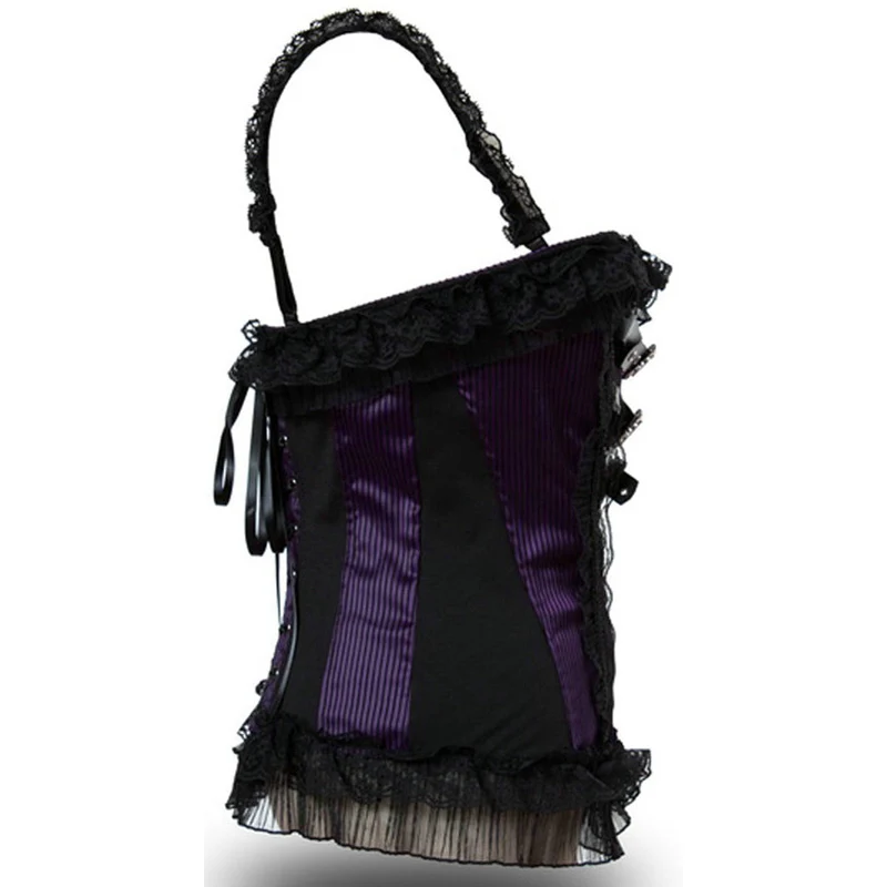 Готический корсет Бурлеск Корсеты женские красные синие фиолетовые черные