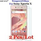 Закаленное стекло 9H 2.5D Premium для Sony Xperia X  Dual F5121 F5122 5,0 дюйма, 2 шт.лот
