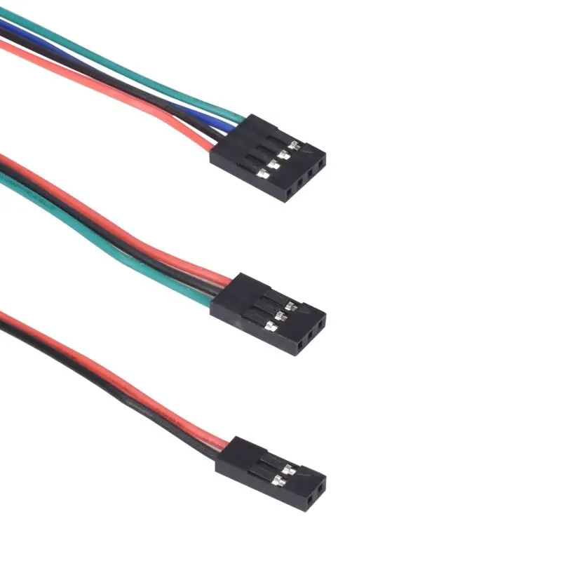 BIQU 70 см женский перемычка с Dupont для 2pin и 3pin 4pin кабель для 3d принтера часть