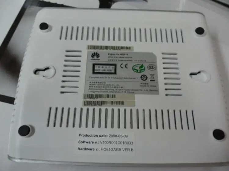 Huawei Echolife HG810 Однопортовый Gpon терминал SC/APC зеленый вход ONU один порт