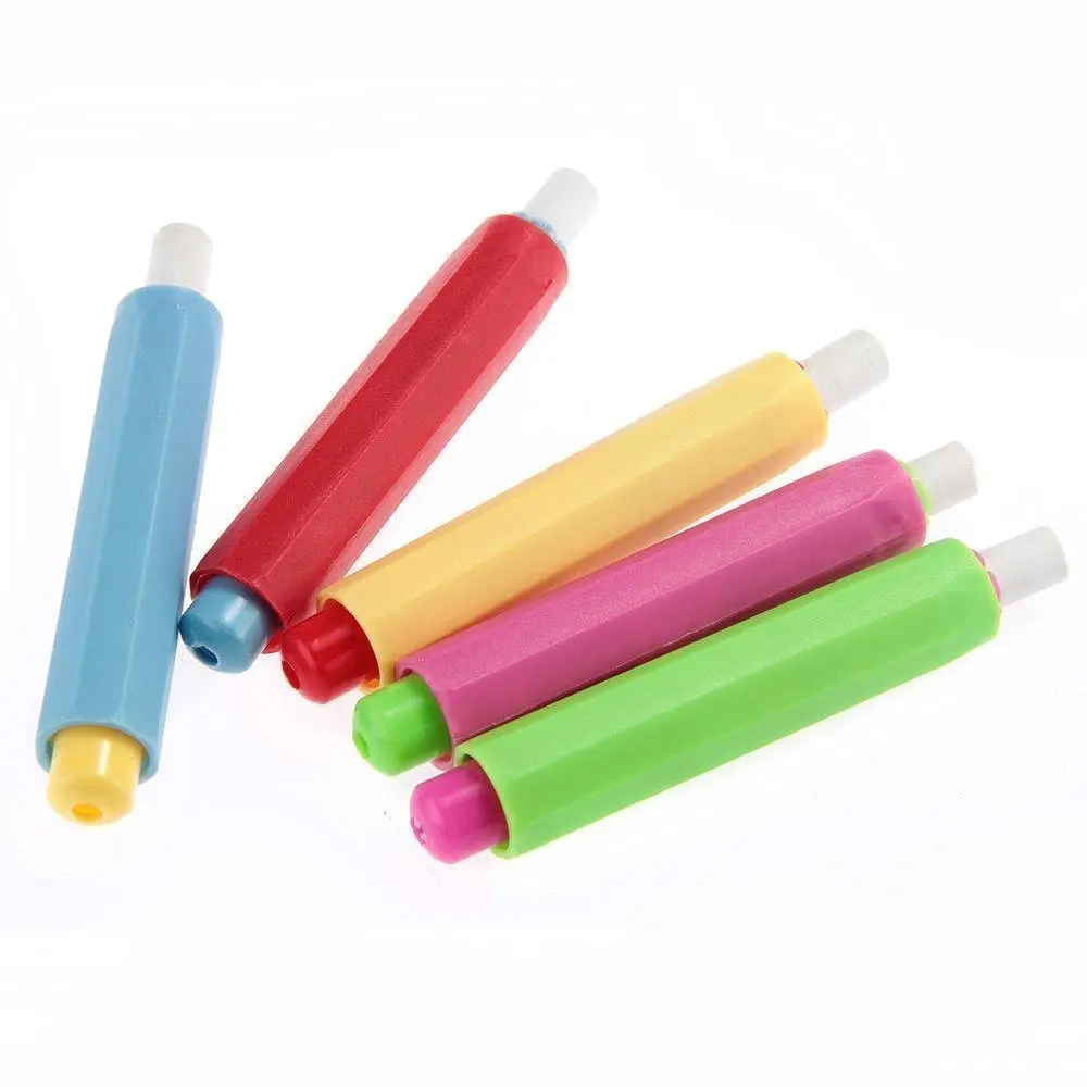 5 шт. пластиковый чехол для школы и офиса 9 5x1 см chalk holder plastic chalk holderschool holder