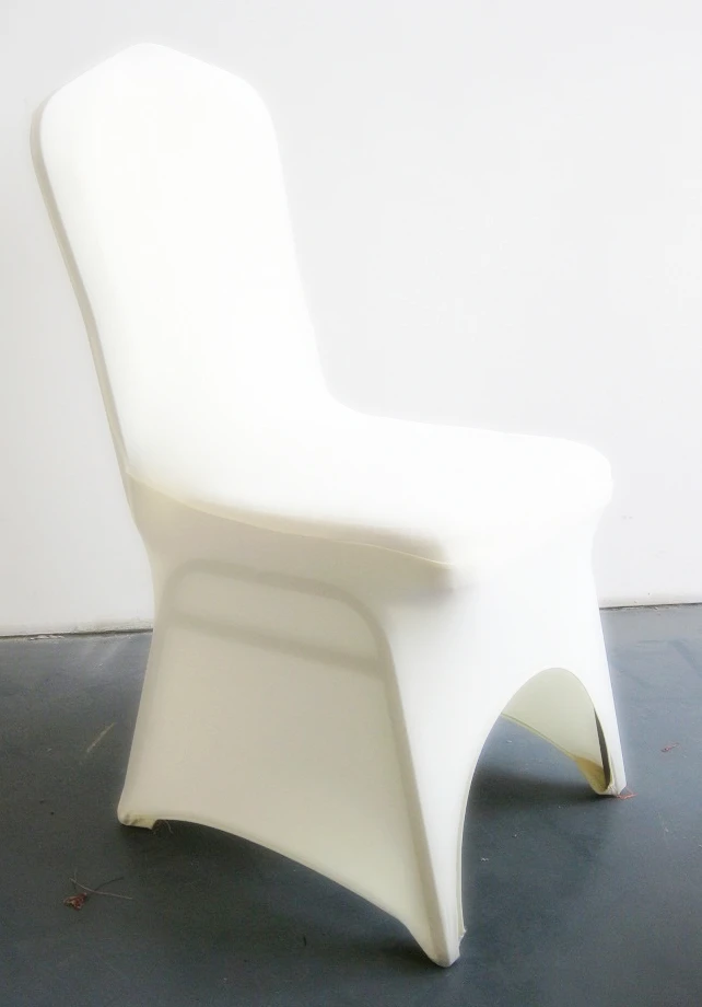 Цвет слоновой кости чехлы для стульев свадьбы спандекс лайкра эластичная