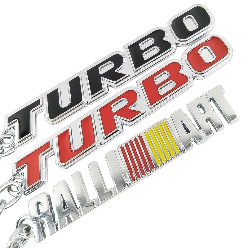 Автомобильный брелок TURBO RALLI ART с логотипом для BMW Audi VW Saab Fiat Ford Chevrolet Nissan Honda