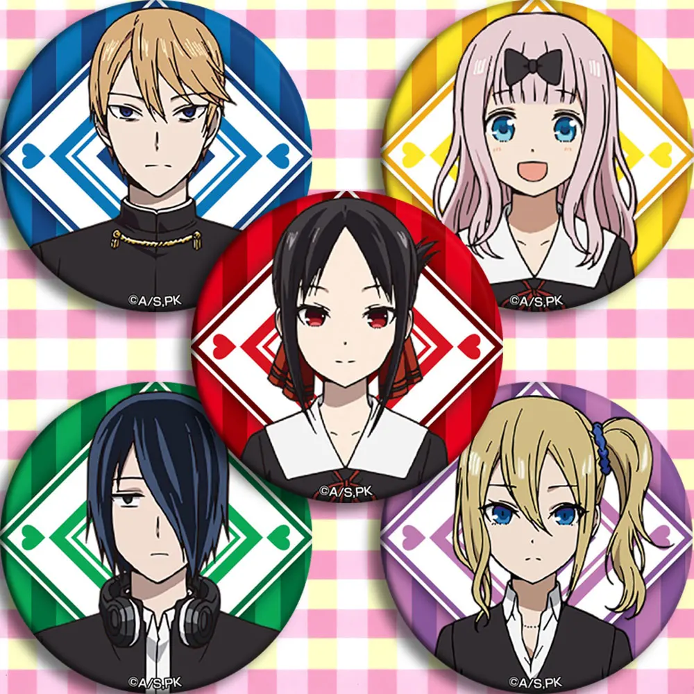 5 видов детский подарок аниме кагуйя-сама: любовь это война Chika Shinomiya Kaguya Shirogane