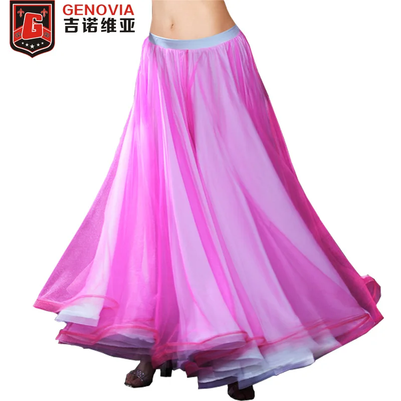 

New Arrival Chiffon Women Belly Dance Skirt Professional Belly Dance Skirt