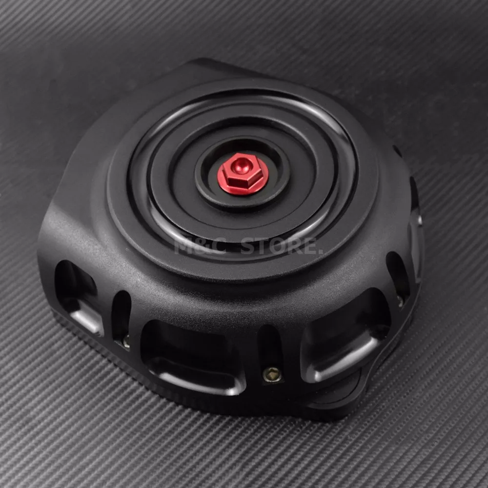 

Motorcycle CNC Vintage Air Filter Intake Cleaner For Harley Softail Slim FLS Touring Sportster XL 1200 883 48 72 Dyna Fat Bob