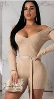 Adogirl женский сексуальный с открытыми плечами Костюм трикотажный сексуальный с v-образным вырезом с длинным рукавом тонкие шорты комбинезон Вязаный комбинезон - Цвет: khaki jumpsuit