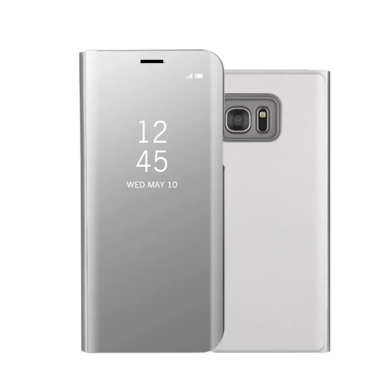 Dulcii для Galaxy S7 S7edge обложку View поверхности зеркала кожаный чехол телефона Samsung S 7 Edge