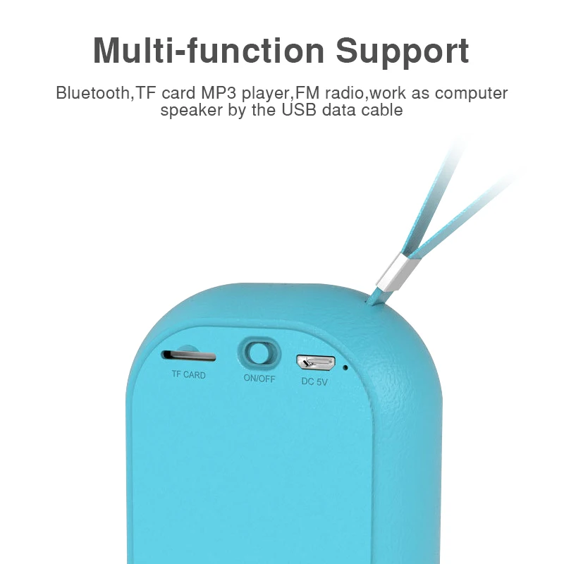 HIFI Портативная Беспроводная Bluetooth-колонка стерео звуковая коробка TF-карта