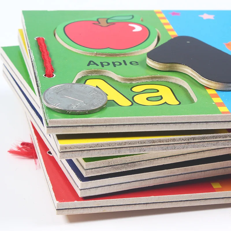 DDWE пазл Магнитная обучающая английская ABC Монтессори развивающая детская