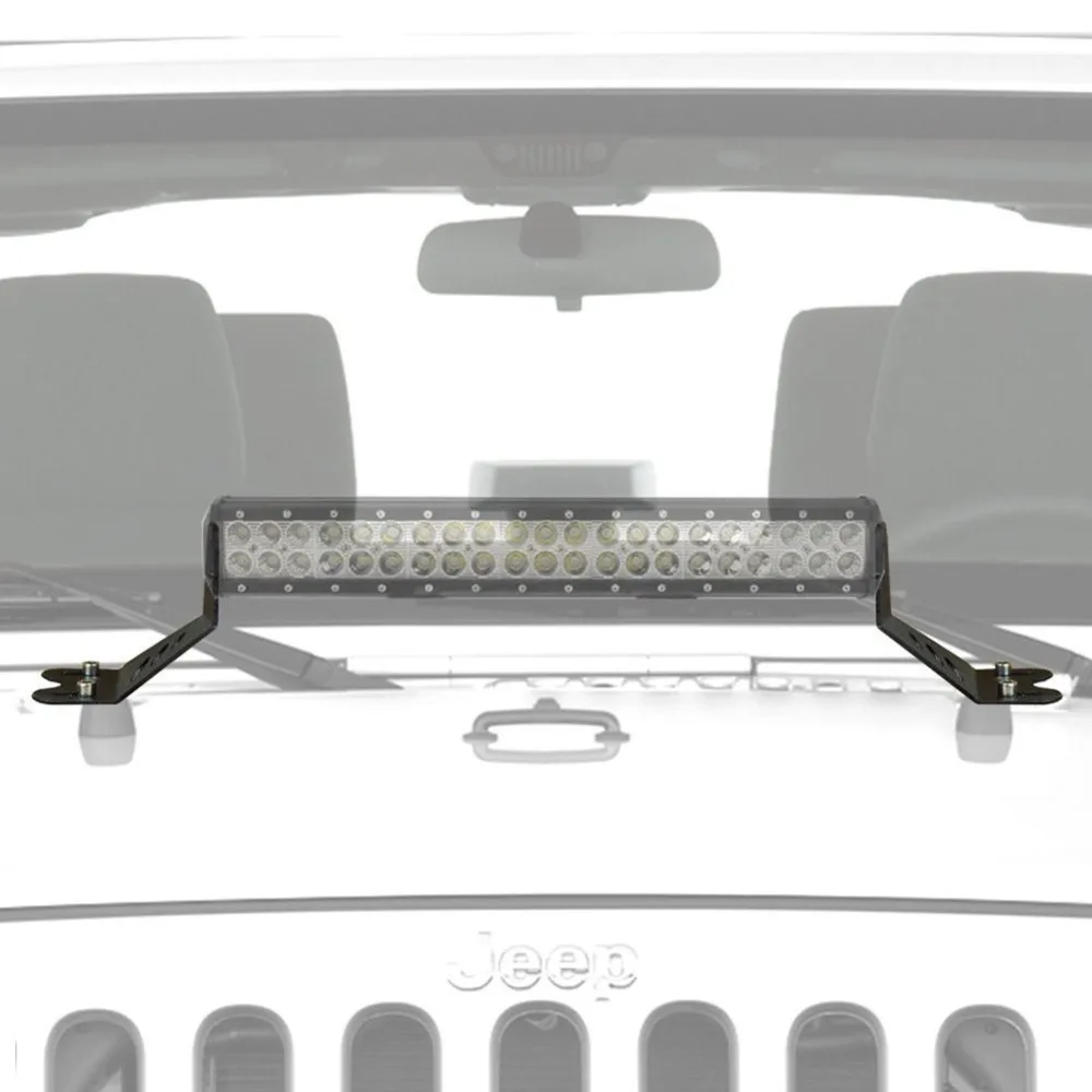 Крепежные кронштейны капота для 07 18 Jeep Wrangler JK прямой 20 22 дюймов светодиодный