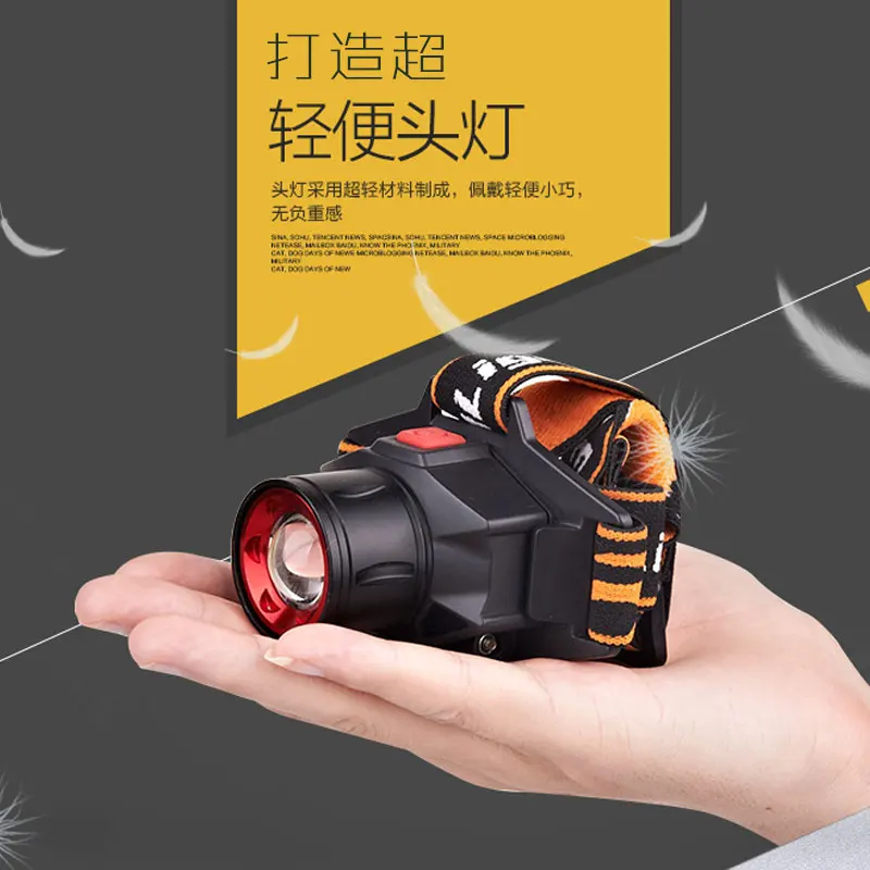 Встроенная литиевая батарея перезаряжаемая светодиодная фара Cree Q5