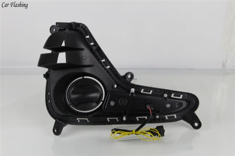 Автомобильный мигающий 1 комплект DRL Дневной ходовой светильник противотуманная