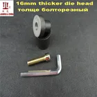 Бесплатная доставка 16 мм труба толстая сварочная форма, 38 г Вес сварочные детали, черная головка, PPR, PE, PB водопровод горячего расплава стыковой сварки