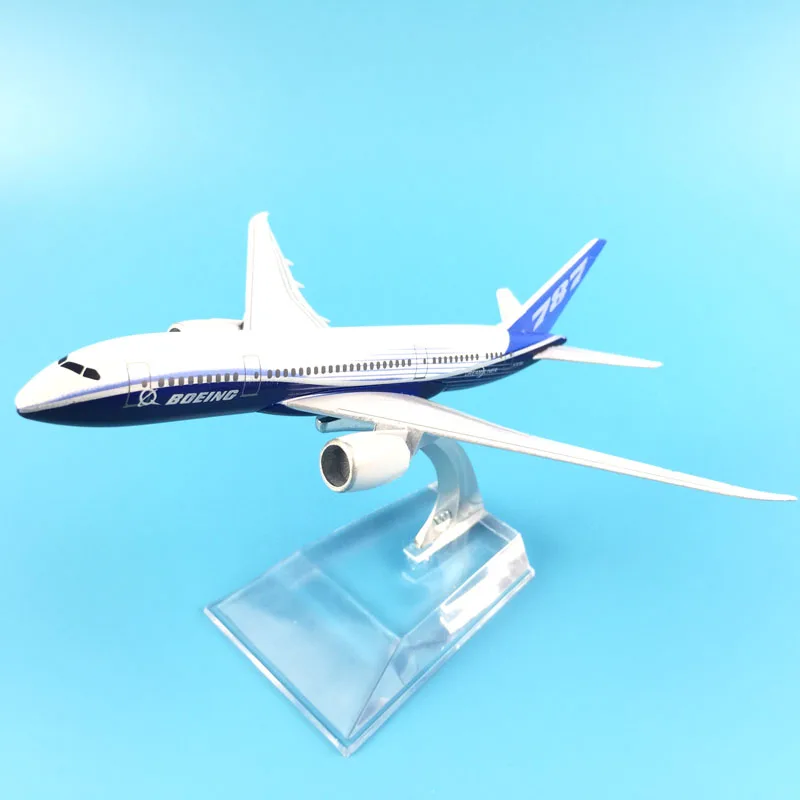 16 см 787 Боинг металлический сплав модель самолета Игрушечная модель самолета самолет подарок на день рождения