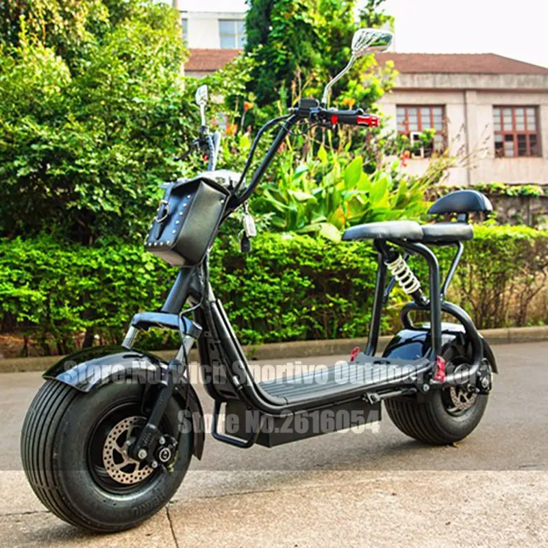 Электрический скутер Citycoco 1000 Вт литиевая шина для взрослых 12 А · ч езды на