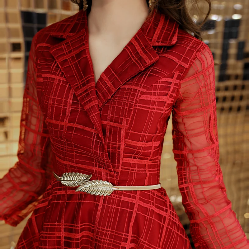 Кружевное Вечернее Платье LF181 Элегантные короткие платья для торжеств и