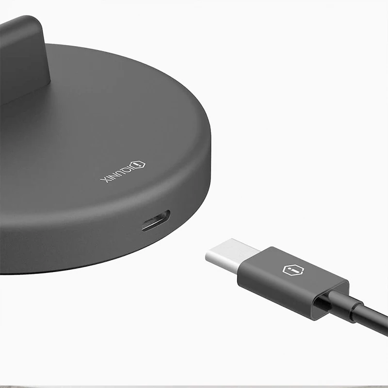 Беспроводное зарядное устройство Xiaomi Panki type-c с подставкой для телефона, быстрая Беспроводная зарядная подставка 18 Вт для samsung S9/S9+ S8 Note 9 9+ кабель 1,2 м