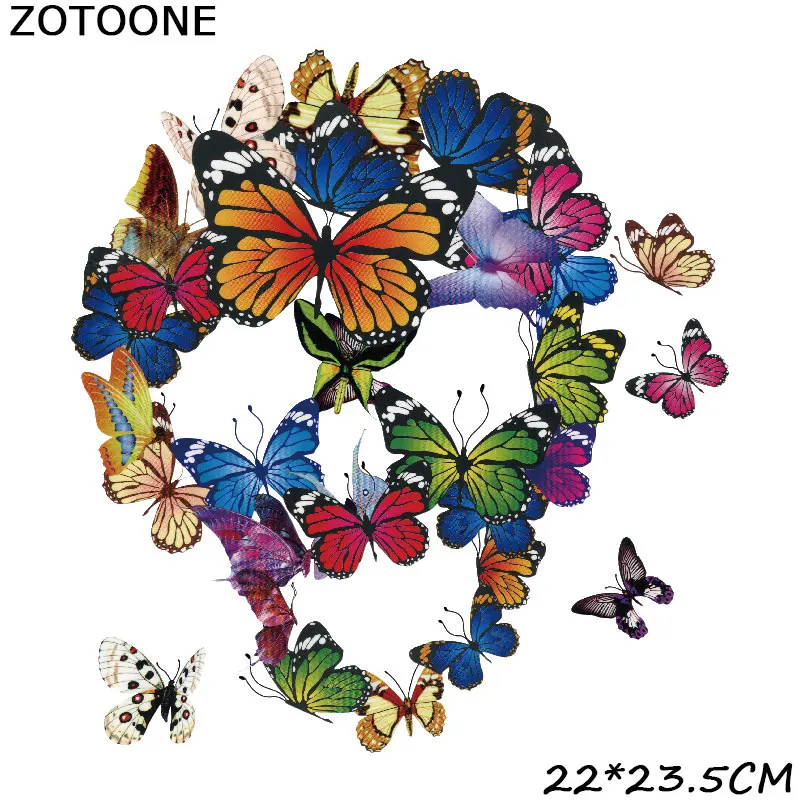 25 ZOTOONE DIY нашивка в виде птицы, наклейки для одежды цветок железо на патчи аппликация вышивка теплопередача термоколлагенты футболка - Цвет: 25